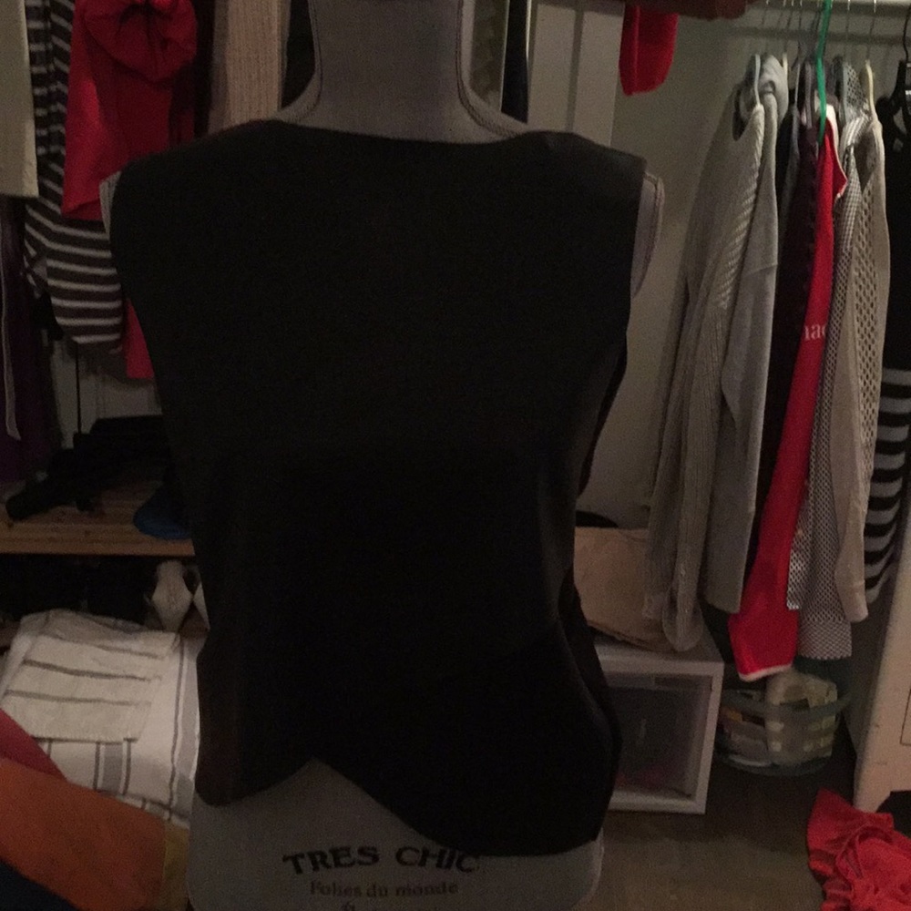 Funky black tank